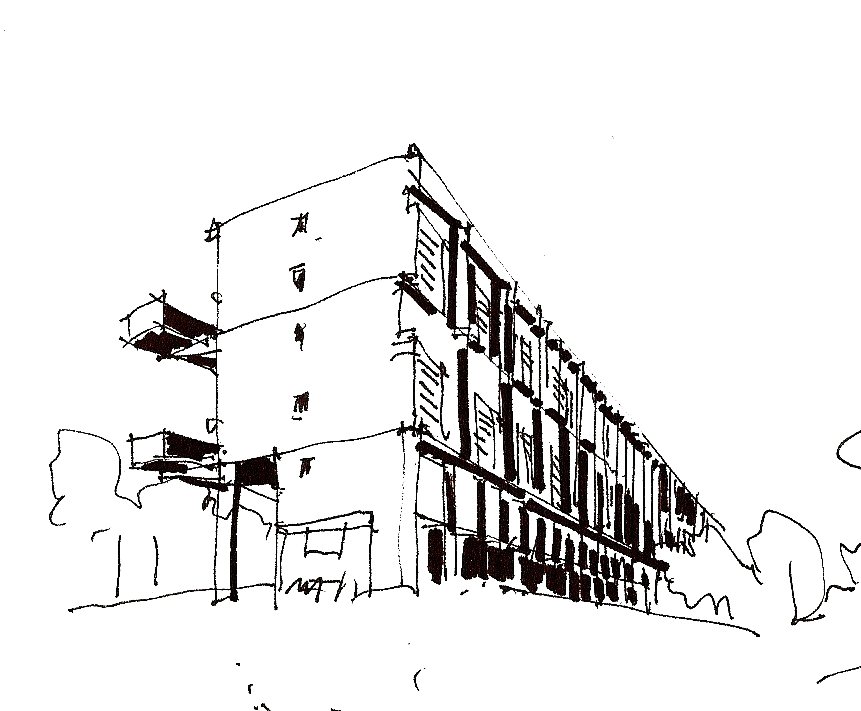 Croquis: Unidad Vecinal Portales